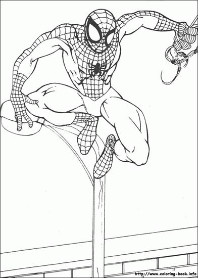 Spiderman - Spiderman - kolorowanka 109.GIF